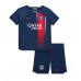 Tanie Strój piłkarski Paris Saint-Germain Koszulka Podstawowej dla dziecięce 2023-24 Krótkie Rękawy (+ szorty)